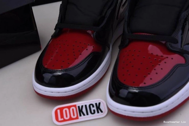 Bmlin Air High Patent Bred OG Jordan 1 555088-063 0724